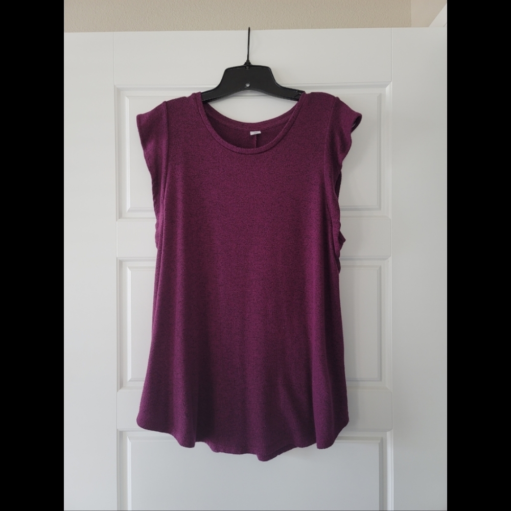 Old Navy Luxe Burgundy top
